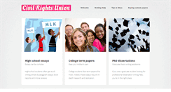 Desktop Screenshot of civilrightsunion.org